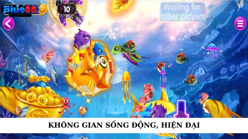 Không gian sống động, hiện đại